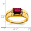 Men's Gemstone and Diamond Rings