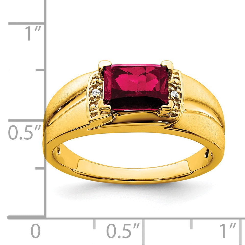 Men's Gemstone and Diamond Rings