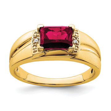 Men's Gemstone and Diamond Rings