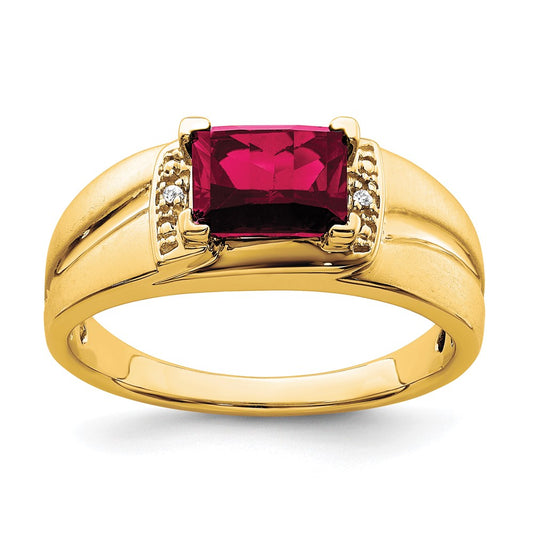 Men's Gemstone and Diamond Rings