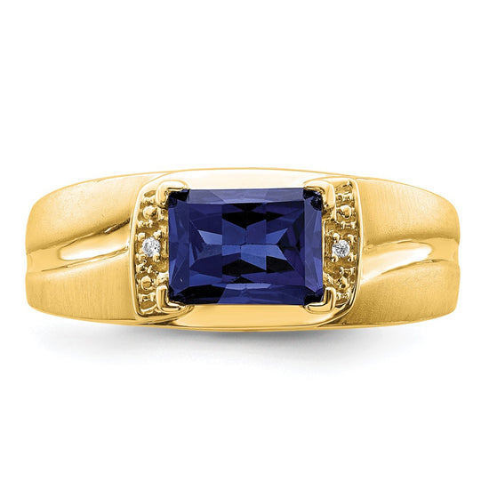 Men's Gemstone and Diamond Rings