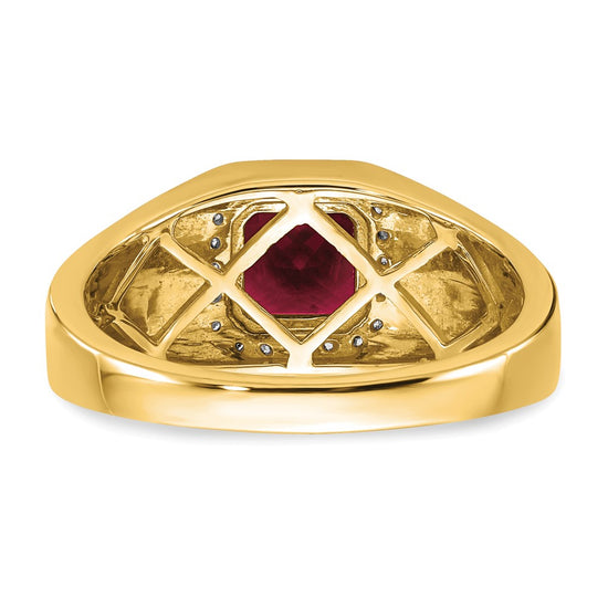 Men's Gemstone and Diamond Rings