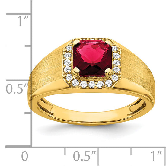 Men's Gemstone and Diamond Rings