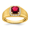 Men's Gemstone and Diamond Rings