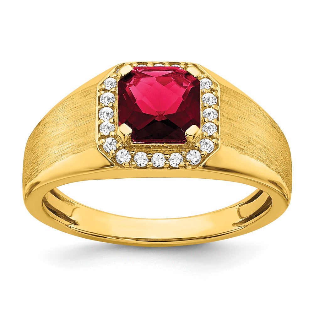 Men's Gemstone and Diamond Rings