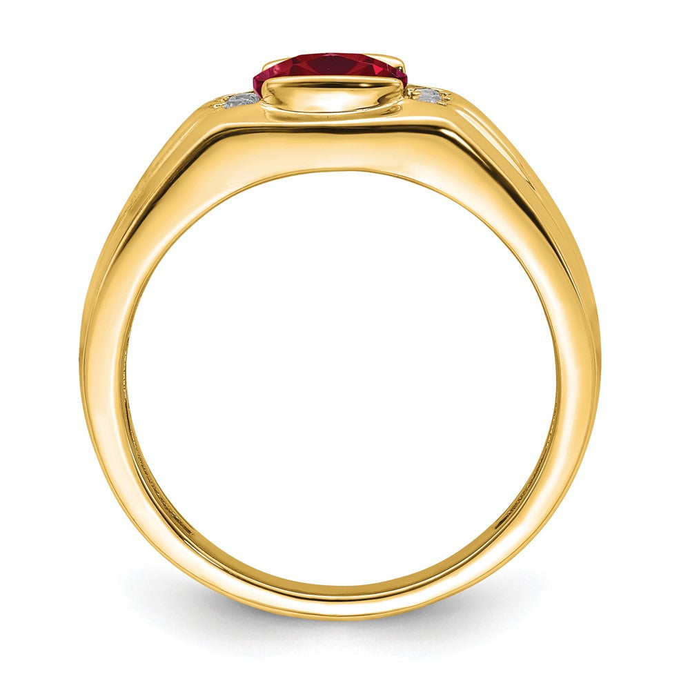 Men's Gemstone and Diamond Rings