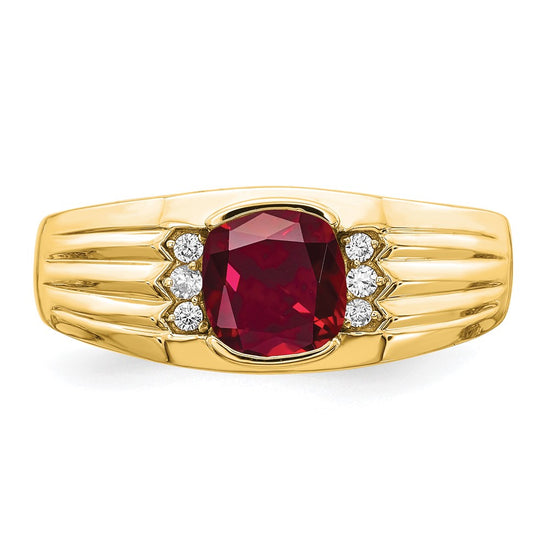 Men's Gemstone and Diamond Rings