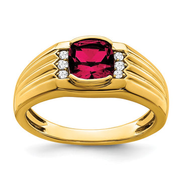 Men's Gemstone and Diamond Rings