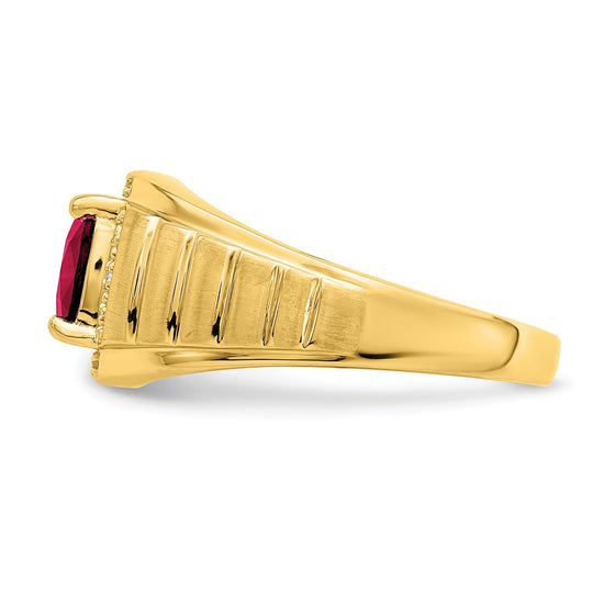 Men's Gemstone and Diamond Rings