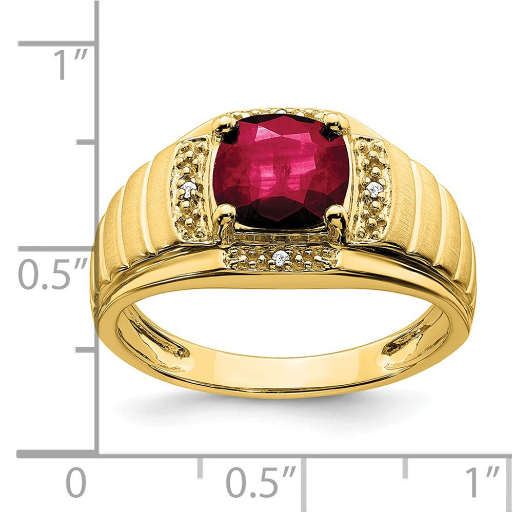 Men's Gemstone and Diamond Rings