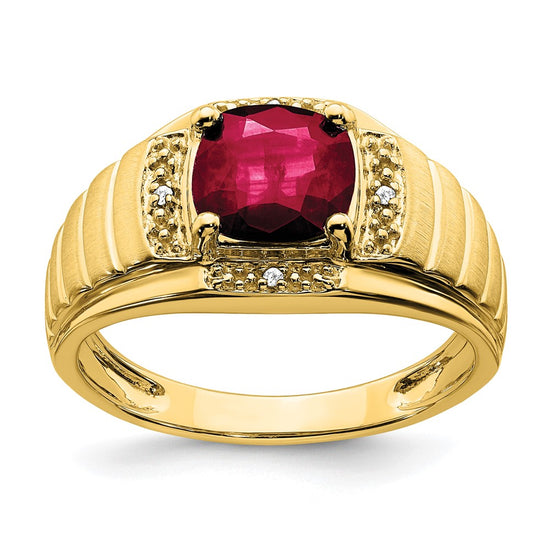 Men's Gemstone and Diamond Rings