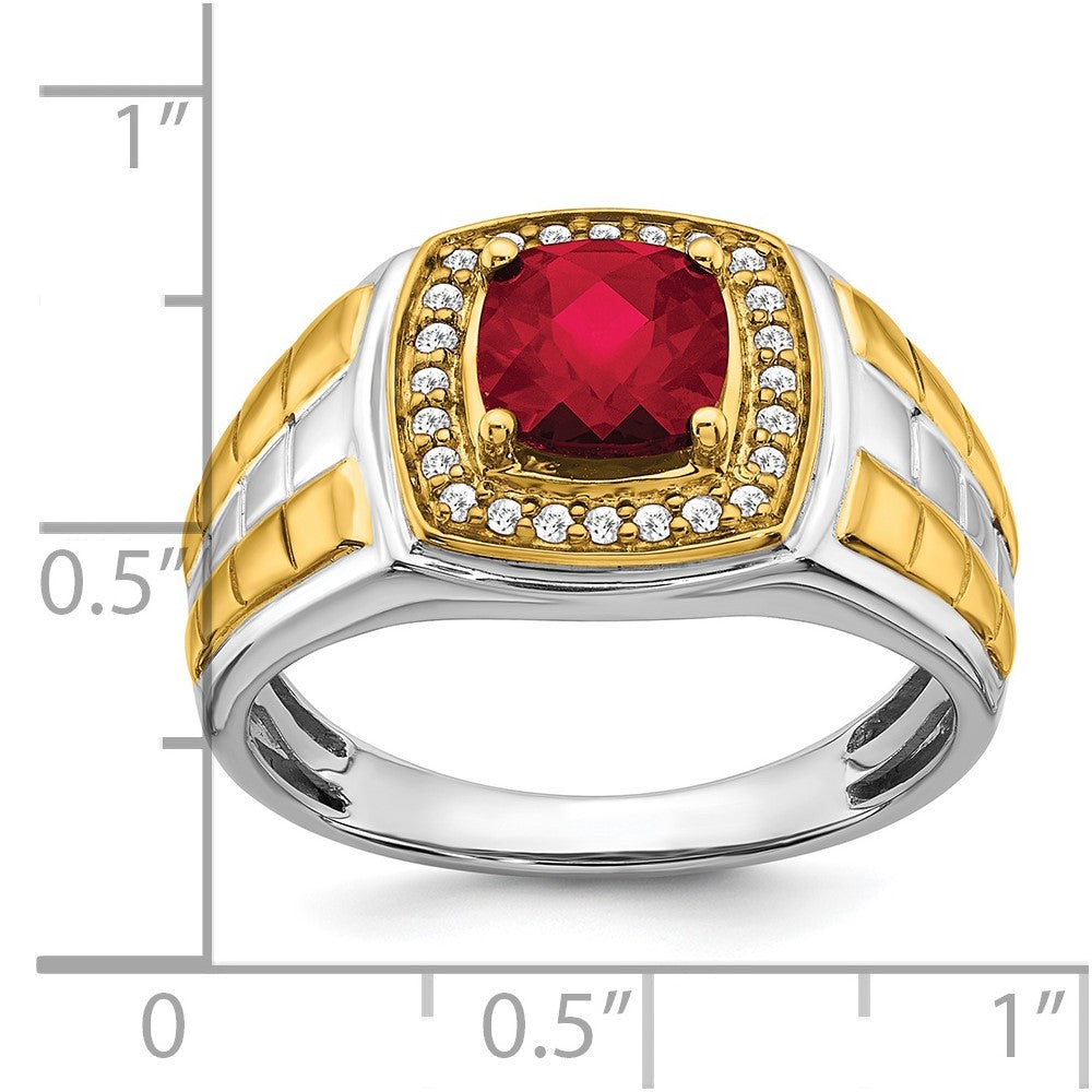 Men's Gemstone and Diamond Rings