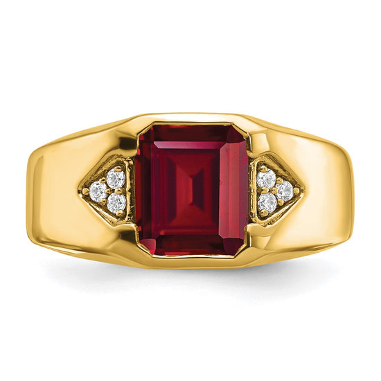 Men's Gemstone and Diamond Rings