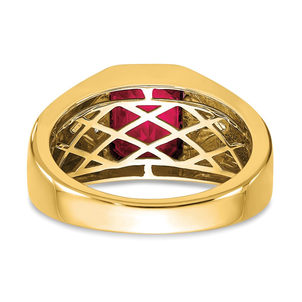 Men's Gemstone and Diamond Rings