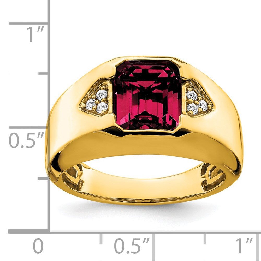 Men's Gemstone and Diamond Rings