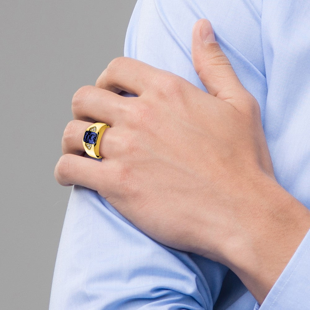 Men's Gemstone and Diamond Rings