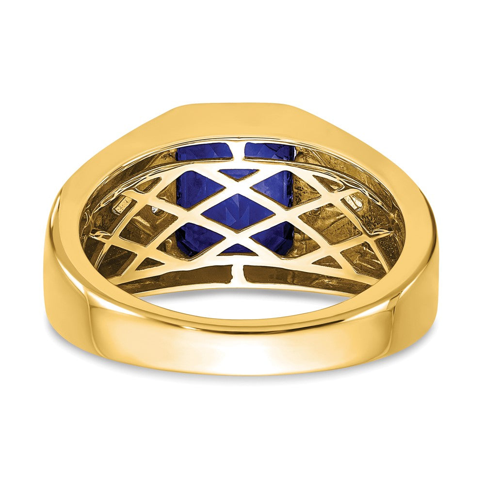Men's Gemstone and Diamond Rings