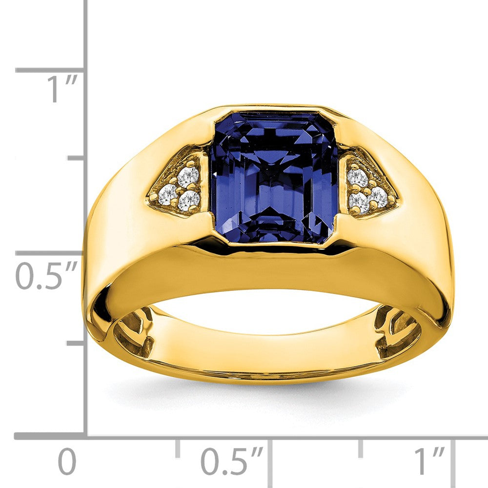 Men's Gemstone and Diamond Rings