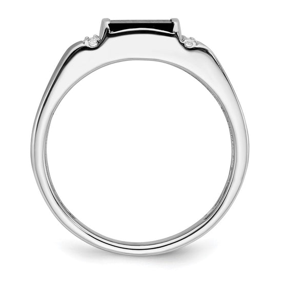 Men's Onyx & Diamond Rings
