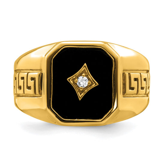 Men's Onyx & Diamond Rings