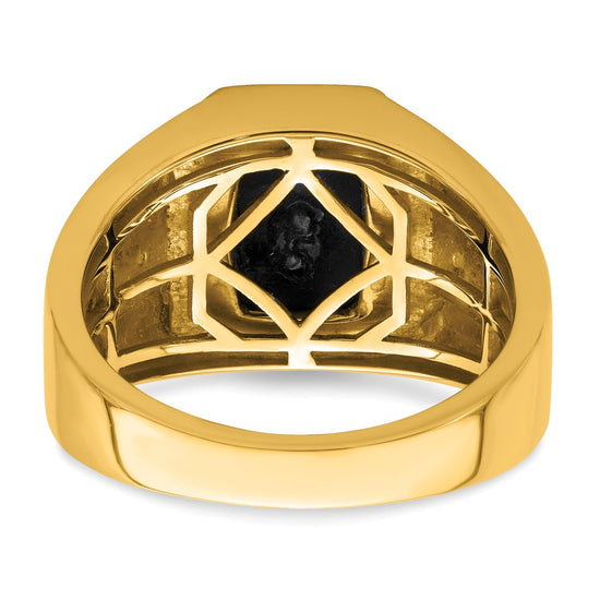 Men's Onyx & Diamond Rings