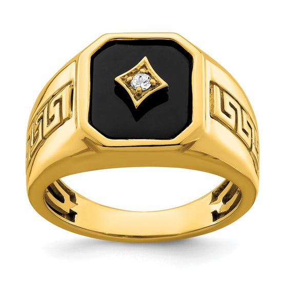 Men's Onyx & Diamond Rings
