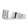 14k White Gold 1 carat Lab Grown Diamond VS/SI+ G+ Complete Fashion Band