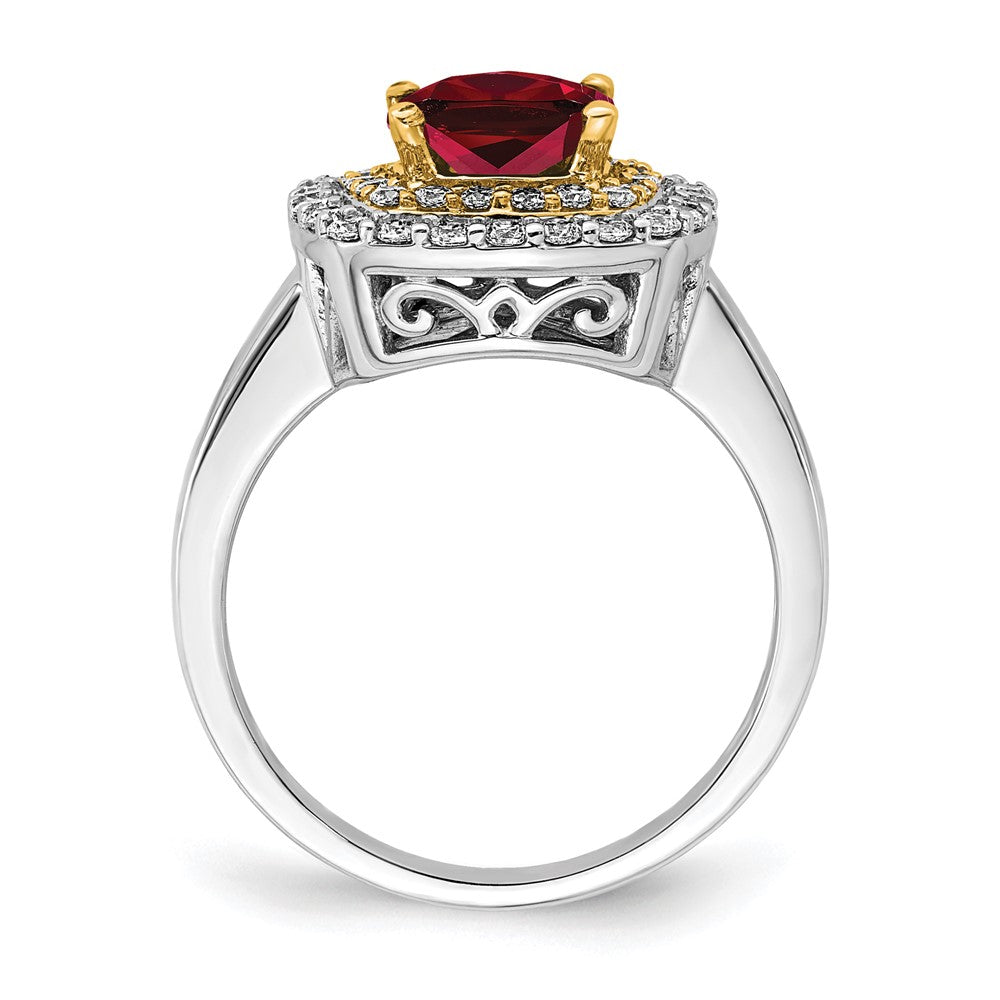 Lab Grown Diamond & Created Gemstone Rings