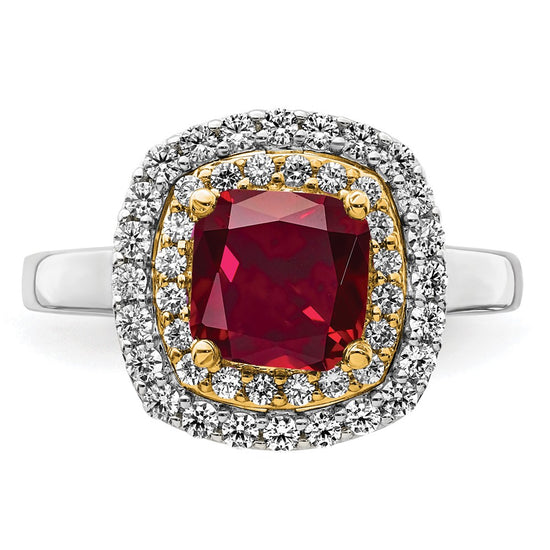 Lab Grown Diamond & Created Gemstone Rings