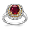 Lab Grown Diamond & Created Gemstone Rings