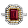 Lab Grown Diamond & Created Gemstone Rings