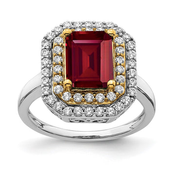 Lab Grown Diamond & Created Gemstone Rings