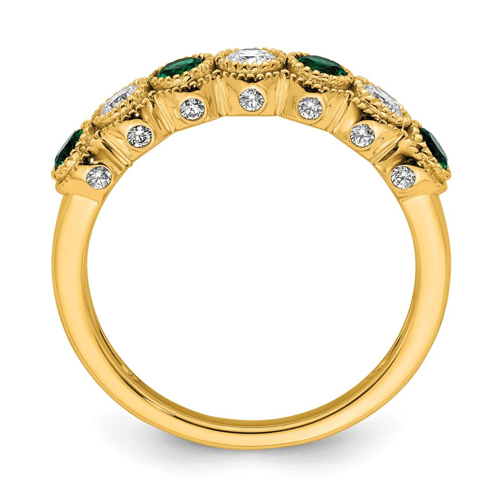 Lab Grown Diamond & Created Gemstone Rings