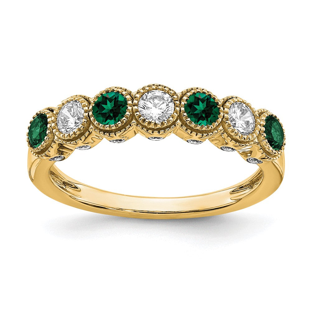 Lab Grown Diamond & Created Gemstone Rings