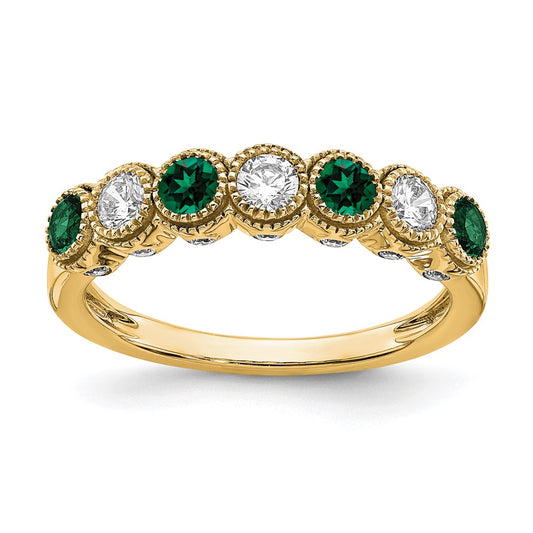 Lab Grown Diamond & Created Gemstone Rings