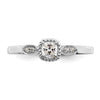 Petite Cushion Diamond Promise Rings