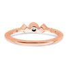 Petite Round Diamond Promise Rings
