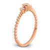 Petite Round Diamond Promise Rings