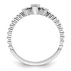 Petite Round Diamond Promise Rings