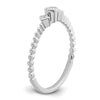 Petite Round Diamond Promise Rings