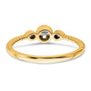 Petite Round Diamond Promise Rings