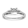 Gold Diamond Oval and Round 3-Stone Bridal Rings