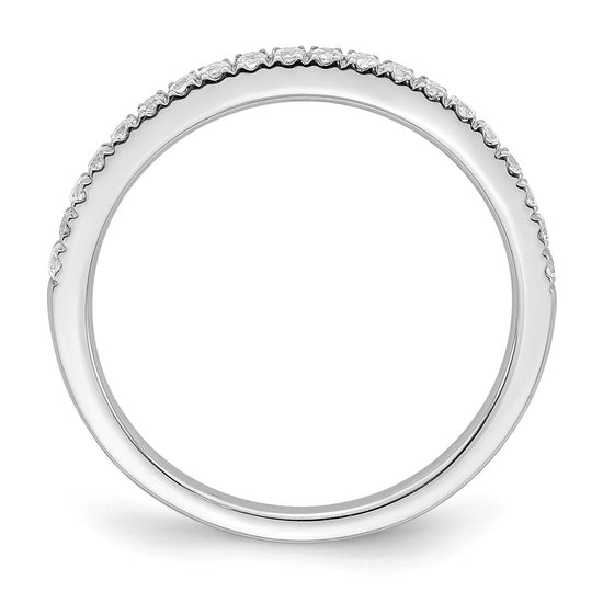 14k White Gold 1/4 carat Lab Grown Diamond VS/SI+ G+ Complete Wedding Band