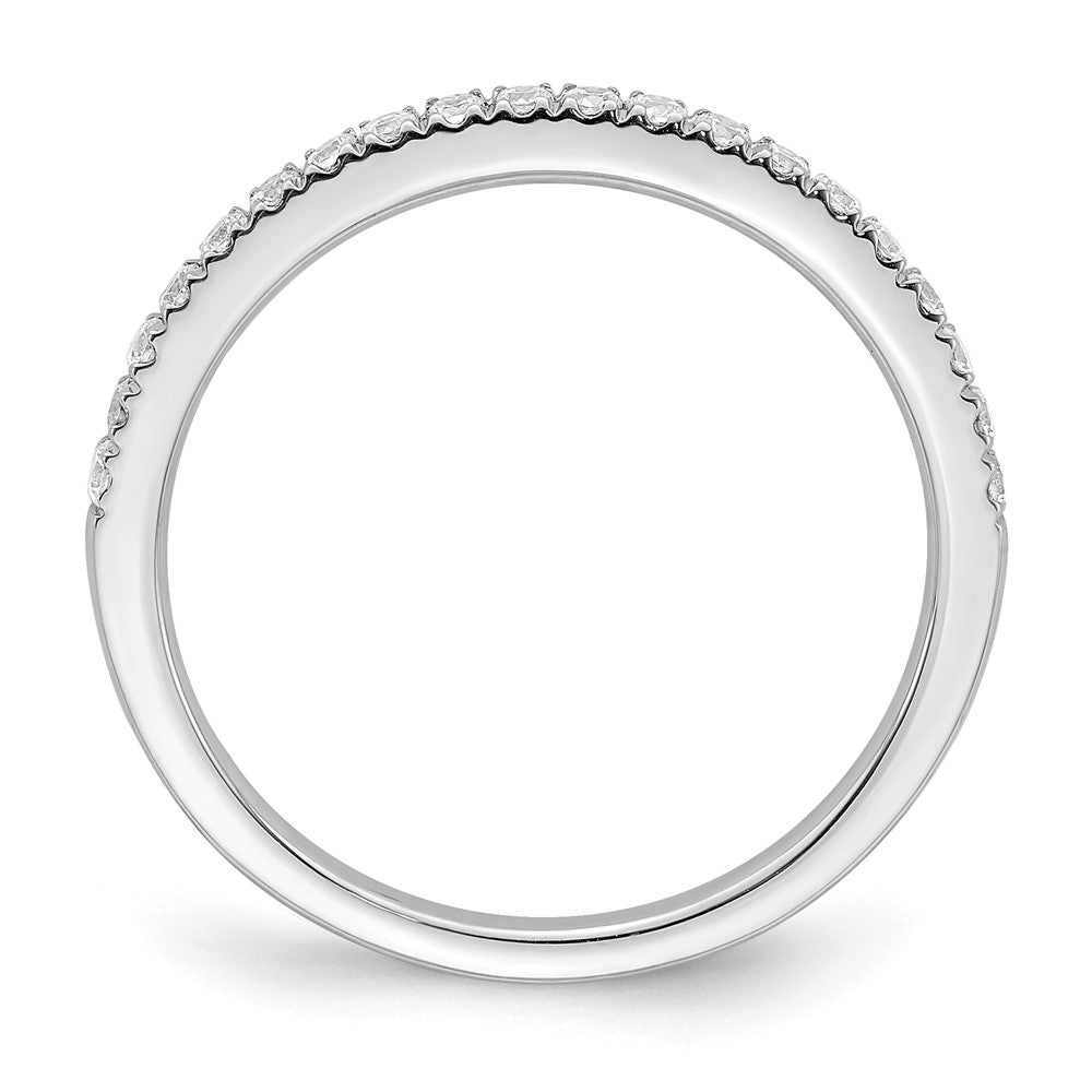 14k White Gold 1/4 carat Lab Grown Diamond VS/SI+ G+ Complete Wedding Band