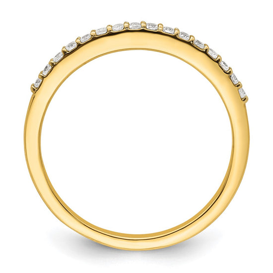 14k 1/6 carat Diamond Complete Wedding Band