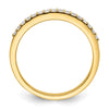14k 1/6 carat Diamond Complete Wedding Band