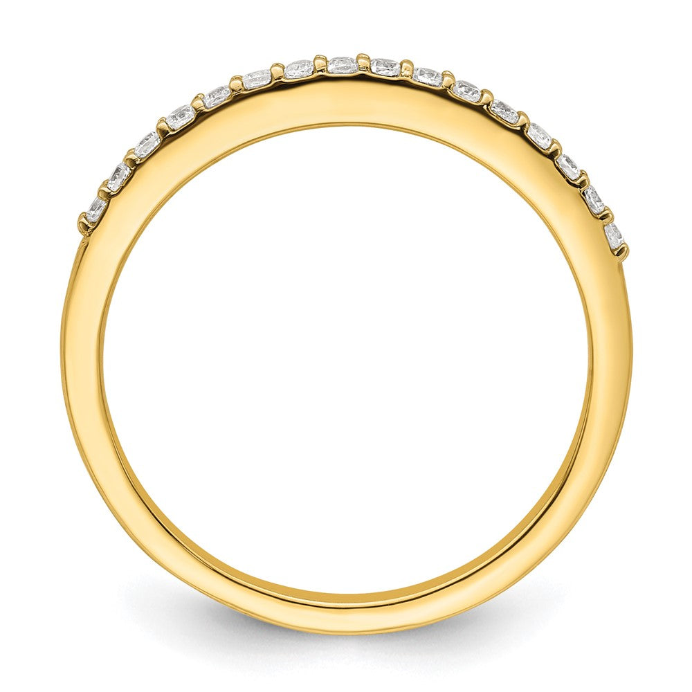 14k 1/6 carat Diamond Complete Wedding Band