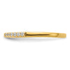 14k 1/6 carat Diamond Complete Wedding Band
