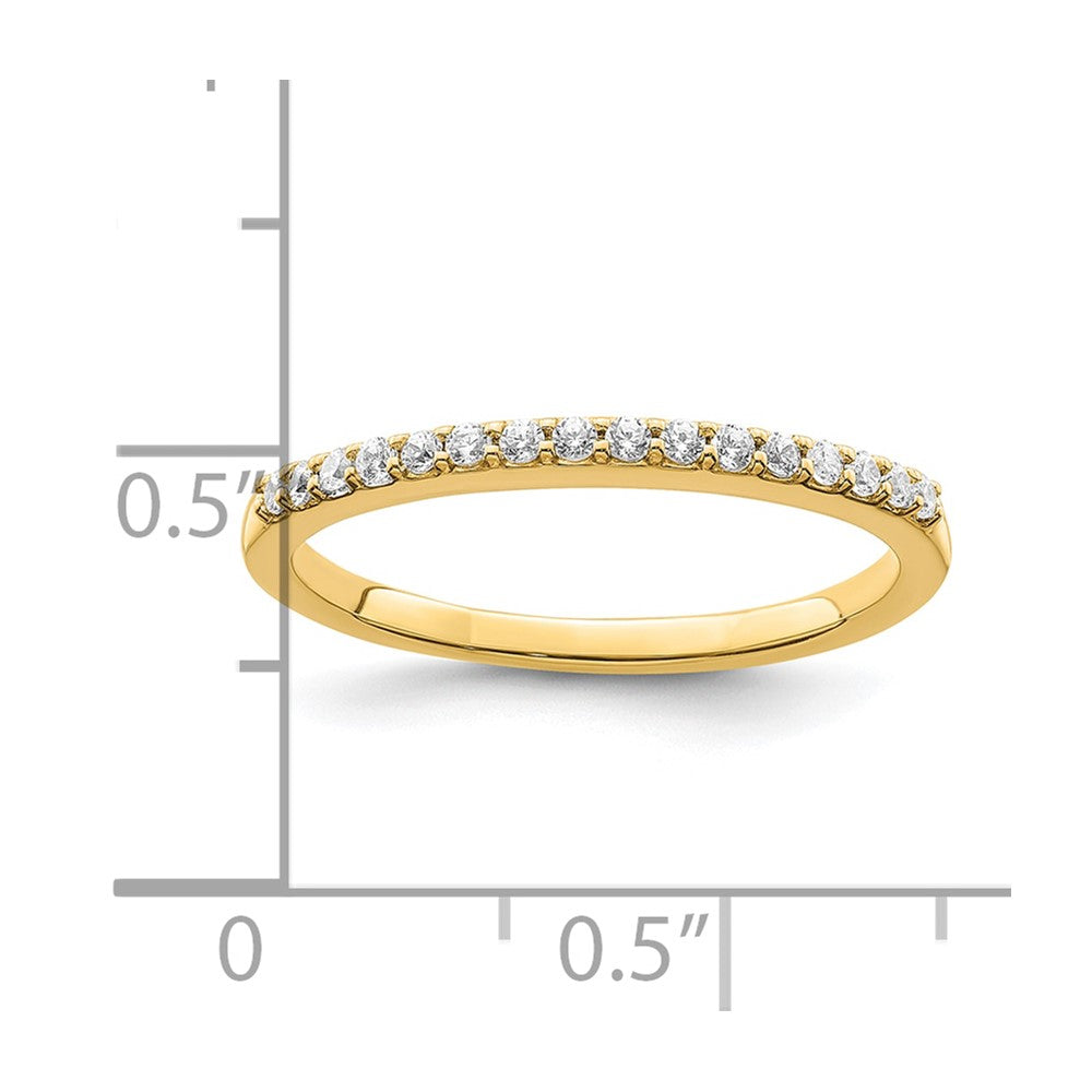 14k 1/6 carat Diamond Complete Wedding Band