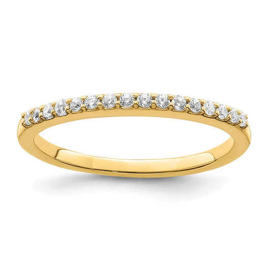 14k 1/6 carat Diamond Complete Wedding Band